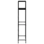 Estantería 2 niveles sobre inodoro hierro negro 53,5x28x143 cm de vidaXL, Toalleros - Ref: Foro24-343133, Precio: 25,05 €, De...