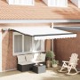 Toldo Retráctil con luces de tiras LED Manual 350 x 250 cm tela en Toldos | Comprar online en Foru.es
