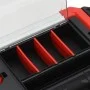 Caja de herramientas negra y roja 45x28x26,5 cm de vidaXL, Cajas de herramientas - Ref: Foro24-152099, Precio: 32,90 €, Descu...