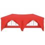 Carpa para fiestas plegable con paredes laterales rojo 3x6 m de vidaXL, Carpas y cenadores - Ref: Foro24-93548, Precio: 237,0...