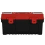 Werkzeugkoffer Set 2 Stück Polypropylen schwarz und rot von vidaXL, Werkzeugkästen - Ref: Foro24-152103, Preis: 48,85 €, Raba...