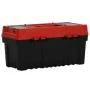 Werkzeugkoffer Set 2 Stück Polypropylen schwarz und rot von vidaXL, Werkzeugkästen - Ref: Foro24-152103, Preis: 48,85 €, Raba...