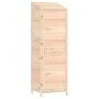 Cobertizo de jardín madera maciza de abeto 55x52x174,5 cm de vidaXL, Cobertizos - Ref: Foro24-152186, Precio: 195,69 €, Descu...