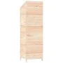 Cobertizo de jardín madera maciza de abeto 55x52x174,5 cm de vidaXL, Cobertizos - Ref: Foro24-152186, Precio: 195,69 €, Descu...