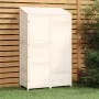 Cobertizo de jardín madera maciza abeto blanco 102x52x174,5cm de vidaXL, Cobertizos - Ref: Foro24-152191, Precio: 315,40 €, D...