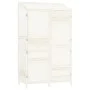 Cobertizo de jardín madera maciza abeto blanco 102x52x174,5cm de vidaXL, Cobertizos - Ref: Foro24-152191, Precio: 315,40 €, D...