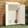 Cobertizo de jardín madera maciza abeto blanco 102x52x174,5cm de vidaXL, Cobertizos - Ref: Foro24-152191, Precio: 315,40 €, D...