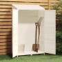 Cobertizo de jardín madera maciza abeto blanco 102x52x174,5cm de vidaXL, Cobertizos - Ref: Foro24-152191, Precio: 393,86 €, D...