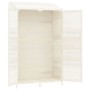 Cobertizo de jardín madera maciza abeto blanco 102x52x174,5cm de vidaXL, Cobertizos - Ref: Foro24-152191, Precio: 393,86 €, D...