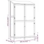 Cobertizo de jardín madera maciza abeto blanco 102x52x174,5cm de vidaXL, Cobertizos - Ref: Foro24-152191, Precio: 315,40 €, D...