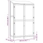 Cobertizo de jardín madera maciza abeto blanco 102x52x174,5cm de vidaXL, Cobertizos - Ref: Foro24-152191, Precio: 393,86 €, D...