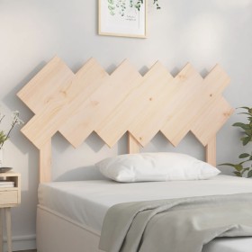 Cabecero de cama madera maciza de pino 132x3x81 cm de vidaXL, Cabeceros y pies de cama - Ref: Foro24-819215, Precio: 48,50 €,...