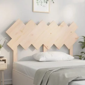 Solid pine wood bed headboard 132x3x81 cm by vidaXL, Headboards and footboards - Ref: Foro24-819215, Price: 47,73 €, Discount: %
