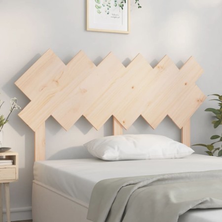 Cabecero de cama madera maciza de pino 132x3x81 cm de vidaXL, Cabeceros y pies de cama - Ref: Foro24-819215, Precio: 48,50 €,...