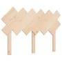 Cabecero de cama madera maciza de pino 132x3x81 cm de vidaXL, Cabeceros y pies de cama - Ref: Foro24-819215, Precio: 47,73 €,...