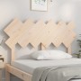 Cabecero de cama madera maciza de pino 132x3x81 cm de vidaXL, Cabeceros y pies de cama - Ref: Foro24-819215, Precio: 48,50 €,...