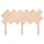 Cabecero de cama madera maciza de pino 132x3x81 cm de vidaXL, Cabeceros y pies de cama - Ref: Foro24-819215, Precio: 47,73 €,...