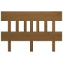 Cabecero de cama madera maciza de pino marrón miel 163,5x3x81cm de vidaXL, Cabeceros y pies de cama - Ref: Foro24-819133, Pre...