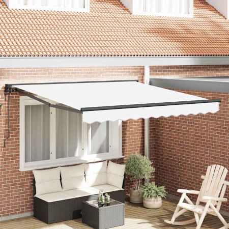Toldo Retráctil 350 x 250 cm Poliéster y metal en Toldos | Comprar online en Foru.es