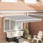 Toldo Retráctil Gris Claro 350 x 250 cm Poliéster y Aluminio en Toldos | Comprar online en Foru.es