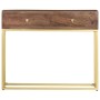 Mesa consola de madera maciza de mango 90x30x75 cm en Mesas auxiliares | Comprar online en Foru.es