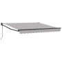 Toldo Retráctil Gris Claro 350 x 250 cm Poliéster y Aluminio en Toldos | Comprar online en Foru.es