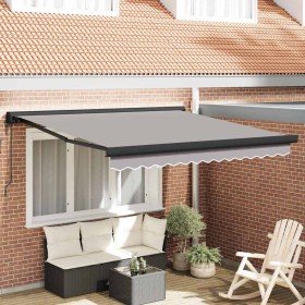 Toldo Gris Claro 350 x 250 x 165 cm Poliéster y Aluminio en Toldos | Comprar online en Foru.es