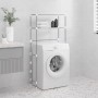 Estantería de 2 niveles sobre lavadora hierro gris 69x28x143 cm de vidaXL, Toalleros - Ref: Foro24-343132, Precio: 24,90 €, D...