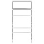 Estantería de 2 niveles sobre lavadora hierro gris 69x28x143 cm de vidaXL, Toalleros - Ref: Foro24-343132, Precio: 24,90 €, D...