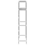 Estantería de 2 niveles sobre lavadora hierro gris 69x28x143 cm de vidaXL, Toalleros - Ref: Foro24-343132, Precio: 24,90 €, D...