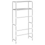 Estantería de 2 niveles sobre lavadora hierro gris 69x28x143 cm de vidaXL, Toalleros - Ref: Foro24-343132, Precio: 24,90 €, D...