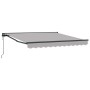 Toldo Retráctil Gris Claro 350 x 250 cm Poliéster y metal en Toldos | Comprar online en Foru.es