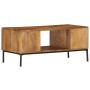 Mesa de centro de madera maciza de mango 90x45x40cm en Mesas de centro | Comprar online en Foru.es