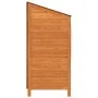 Cobertizo de jardín madera de abeto maciza marrón 55x52x112 cm de vidaXL, Cobertizos - Ref: Foro24-152181, Precio: 120,44 €, ...