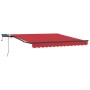Toldo Retráctil con luces de tiras LED Rojo 350 x 250 cm tela en Toldos | Comprar online en Foru.es