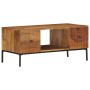 Mesa de centro de madera maciza de mango 90x45x40cm en Mesas de centro | Comprar online en Foru.es