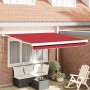 Toldo Rojo 350 x 250 x 165 cm Poliéster y Aluminio en Toldos | Comprar online en Foru.es