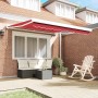 Toldo Rojo 350 x 250 x 165 cm Poliéster y Aluminio en Toldos | Comprar online en Foru.es