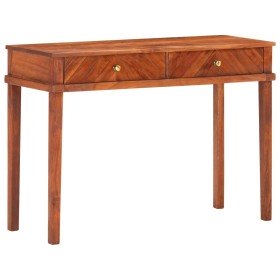 Mesa consola de madera maciza de acacia 110x40x76 cm en Mesas auxiliares | Comprar online en Foru.es