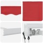 Toldo Rojo 350 x 250 x 165 cm Poliéster y Aluminio en Toldos | Comprar online en Foru.es