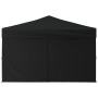 Carpa para fiestas plegable con paredes laterales negro 3x3 m de vidaXL, Carpas y cenadores - Ref: Foro24-93525, Precio: 140,...
