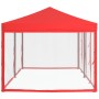 Carpa para fiestas plegable con paredes laterales rojo 3x6 m de vidaXL, Carpas y cenadores - Ref: Foro24-93555, Precio: 196,0...