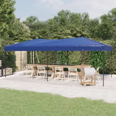 Carpa para fiestas plegable azul 3x6 m de vidaXL, Carpas y cenadores - Ref: Foro24-93535, Precio: 158,05 €, Descuento: %