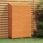 Cobertizo de jardín madera maciza abeto marrón 102x52x174,5cm de vidaXL, Cobertizos - Ref: Foro24-152193, Precio: 268,11 €, D...