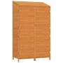 Cobertizo de jardín madera maciza abeto marrón 102x52x174,5cm de vidaXL, Cobertizos - Ref: Foro24-152193, Precio: 268,11 €, D...