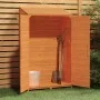 Cobertizo de jardín madera maciza abeto marrón 102x52x174,5cm de vidaXL, Cobertizos - Ref: Foro24-152193, Precio: 268,11 €, D...
