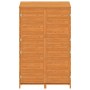 Cobertizo de jardín madera maciza abeto marrón 102x52x174,5cm de vidaXL, Cobertizos - Ref: Foro24-152193, Precio: 346,54 €, D...