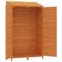 Cobertizo de jardín madera maciza abeto marrón 102x52x174,5cm de vidaXL, Cobertizos - Ref: Foro24-152193, Precio: 268,11 €, D...