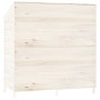 Cobertizo de jardín madera de abeto maciza blanco 102x52x112 cm de vidaXL, Cobertizos - Ref: Foro24-152183, Precio: 206,45 €,...