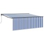Toldo Retráctil Azul y 400 x 300 cm Poliéster y Aluminio en Toldos | Comprar online en Foru.es